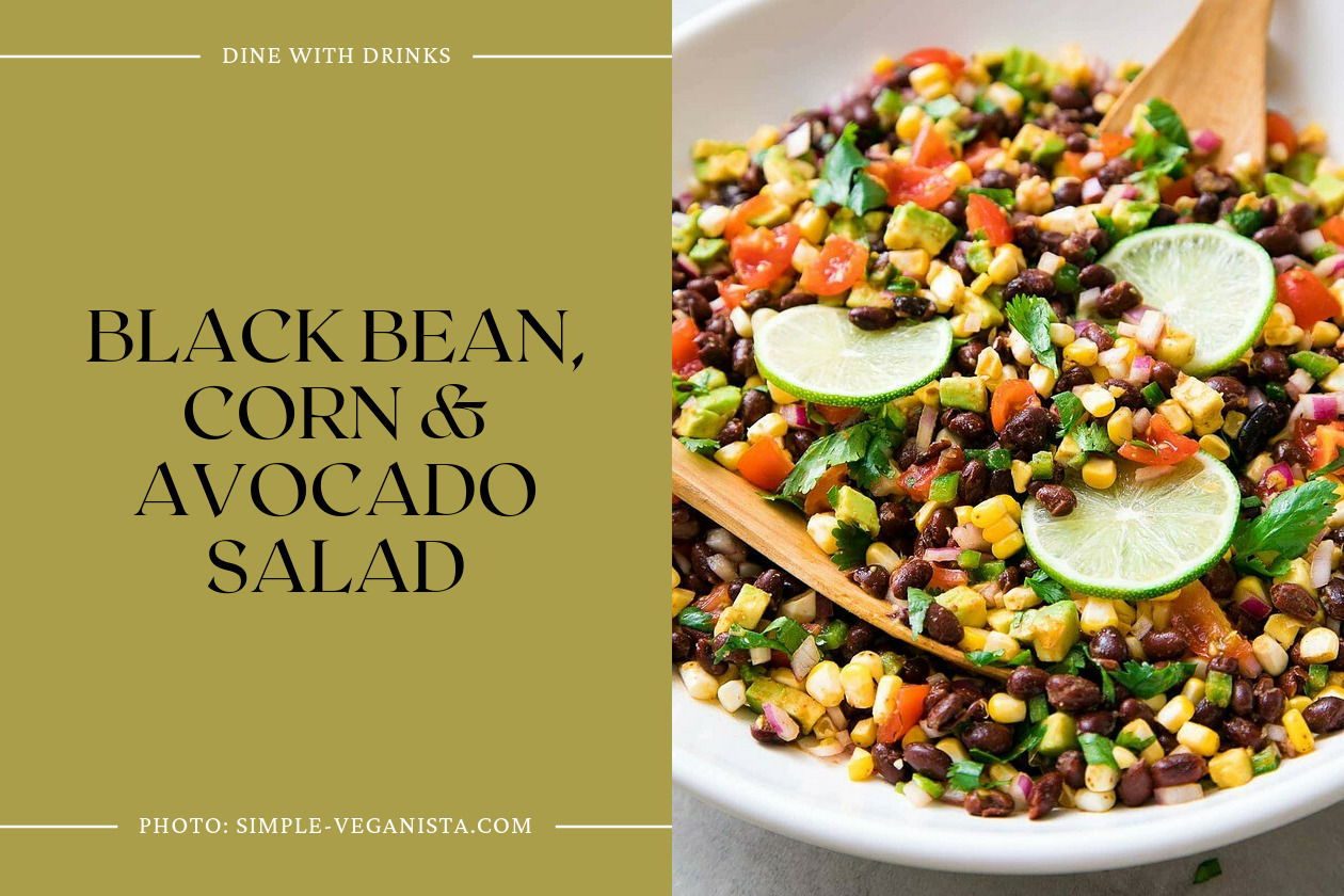 Black Bean, Corn & Avocado Salad