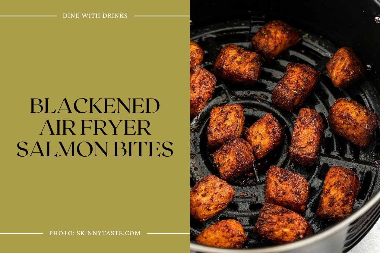 Blackened Air Fryer Salmon Bites