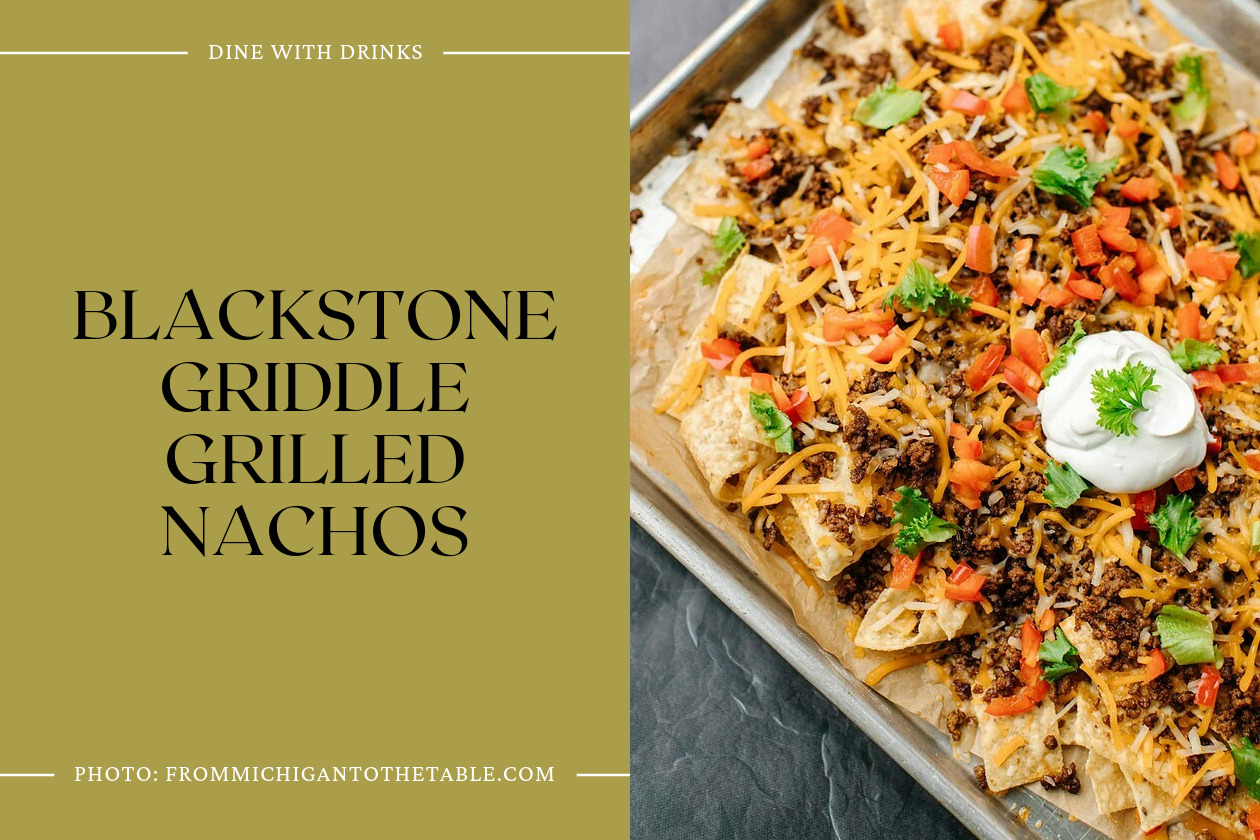 Blackstone Griddle Grilled Nachos