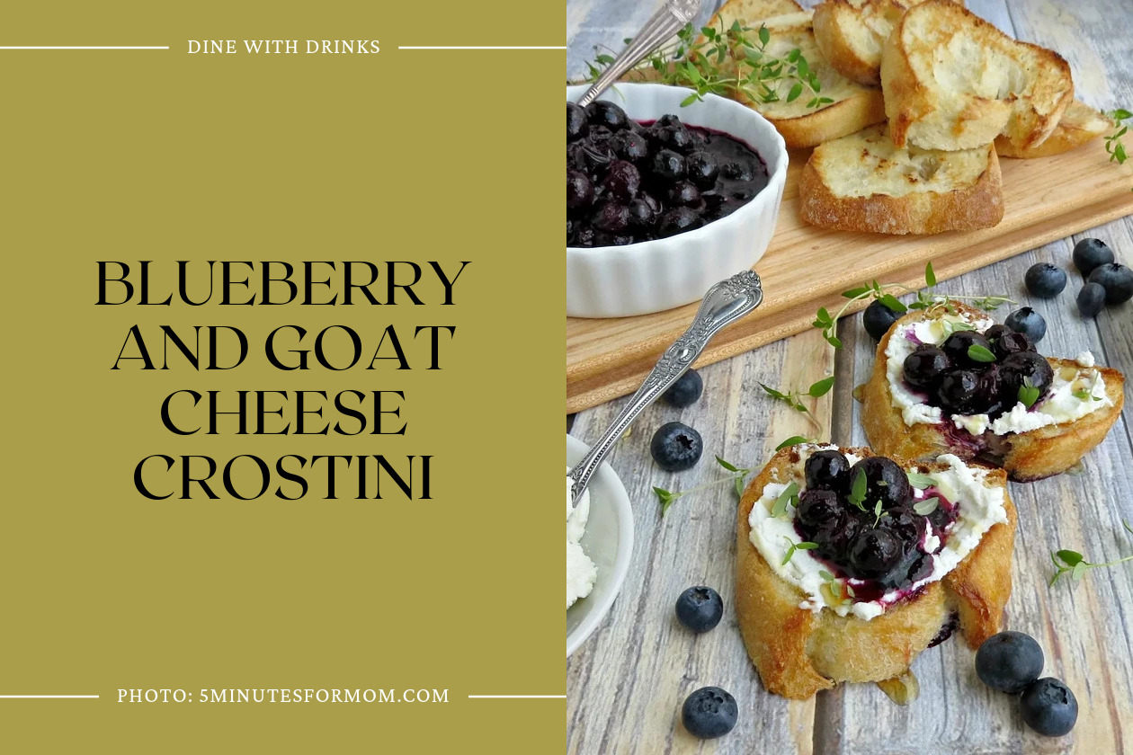 Blueberry And Goat Cheese Crostini