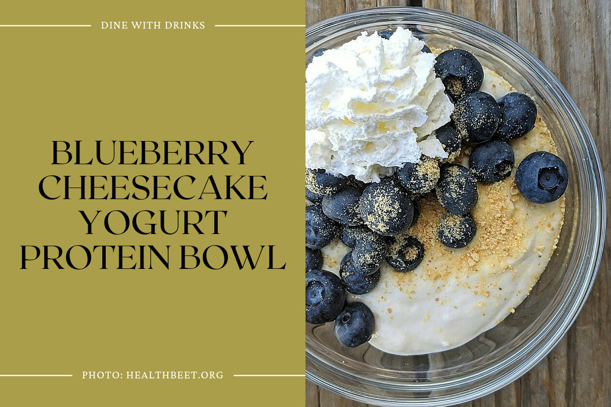 Blueberry Cheesecake Yogurt Protein Bowl