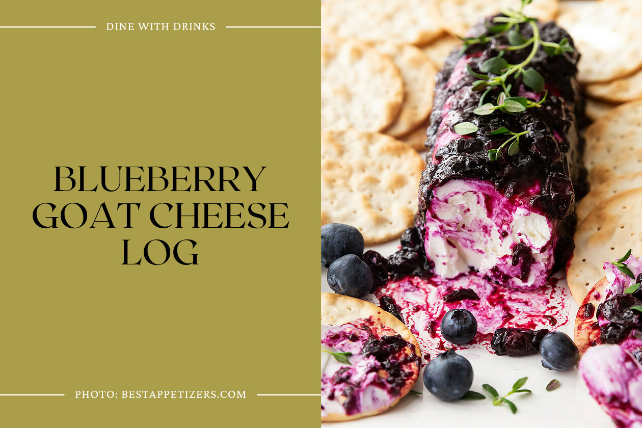 Blueberry Goat Cheese Log