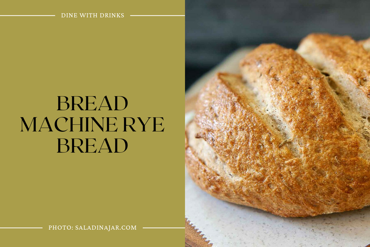 Bread Machine Rye Bread