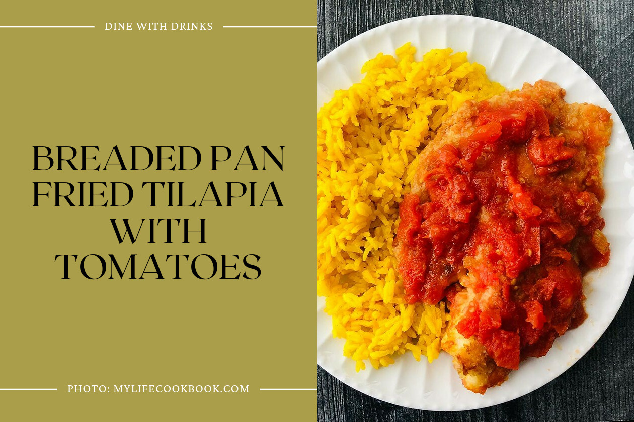 Breaded Pan Fried Tilapia With Tomatoes