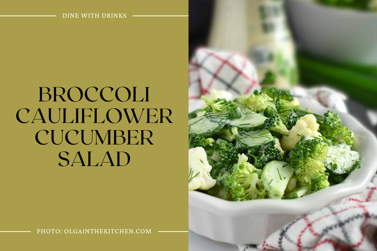 Broccoli Cauliflower Cucumber Salad