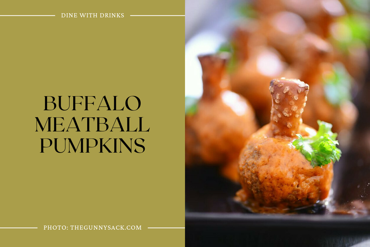 Buffalo Meatball Pumpkins
