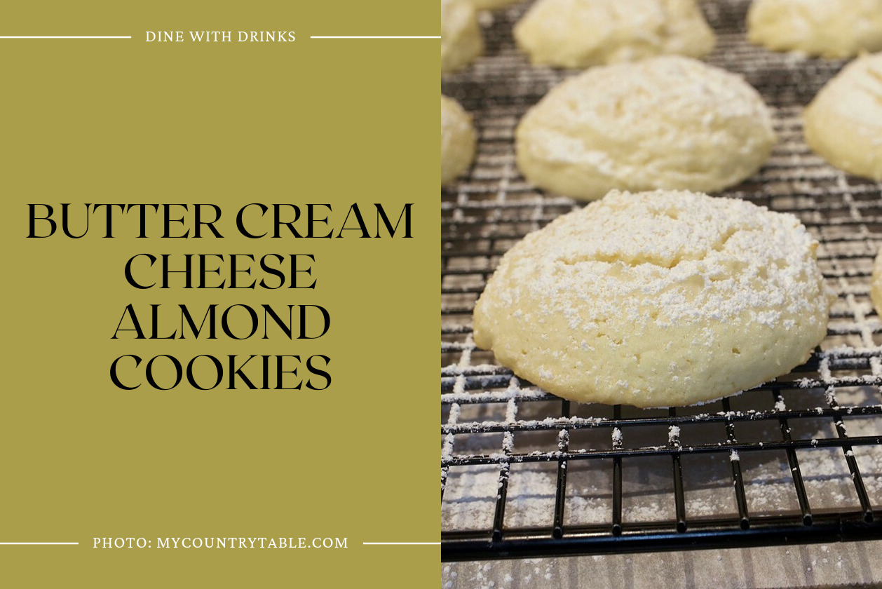 Butter Cream Cheese Almond Cookies