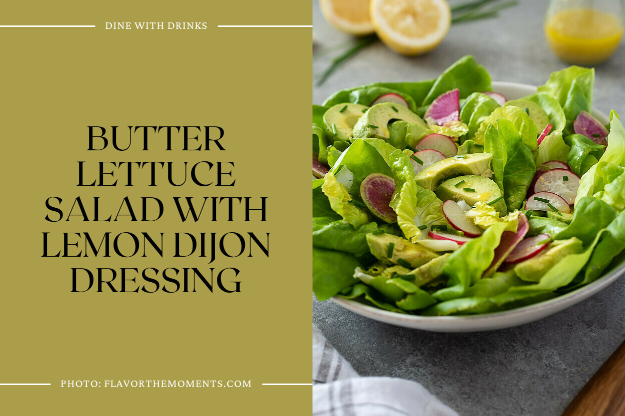 Butter Lettuce Salad With Lemon Dijon Dressing