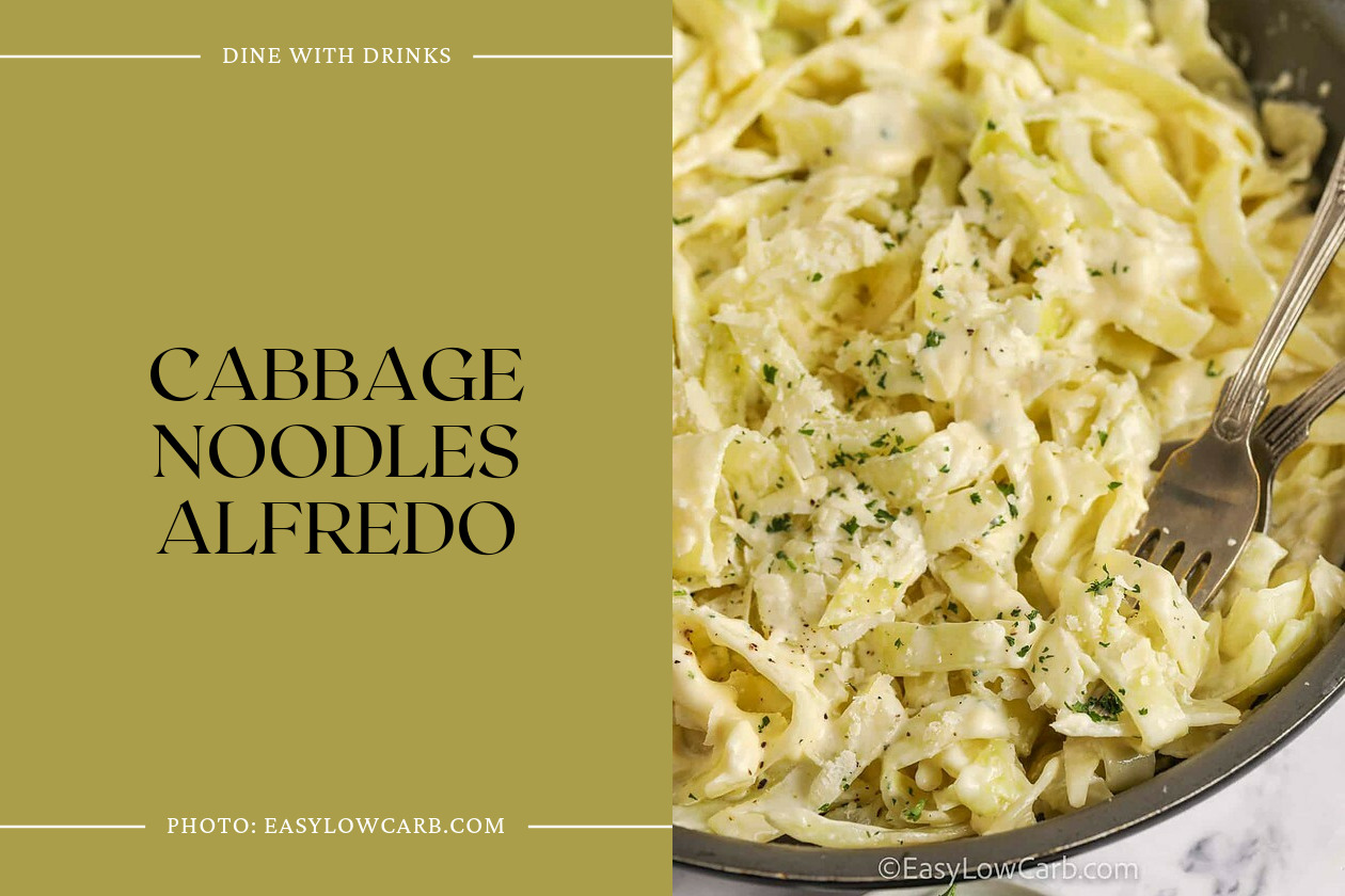 Cabbage Noodles Alfredo