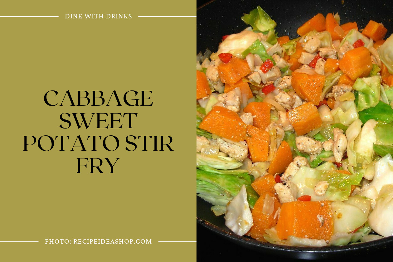 Cabbage Sweet Potato Stir Fry