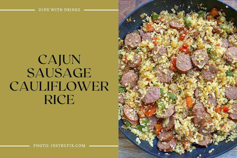 Cajun Sausage Cauliflower Rice