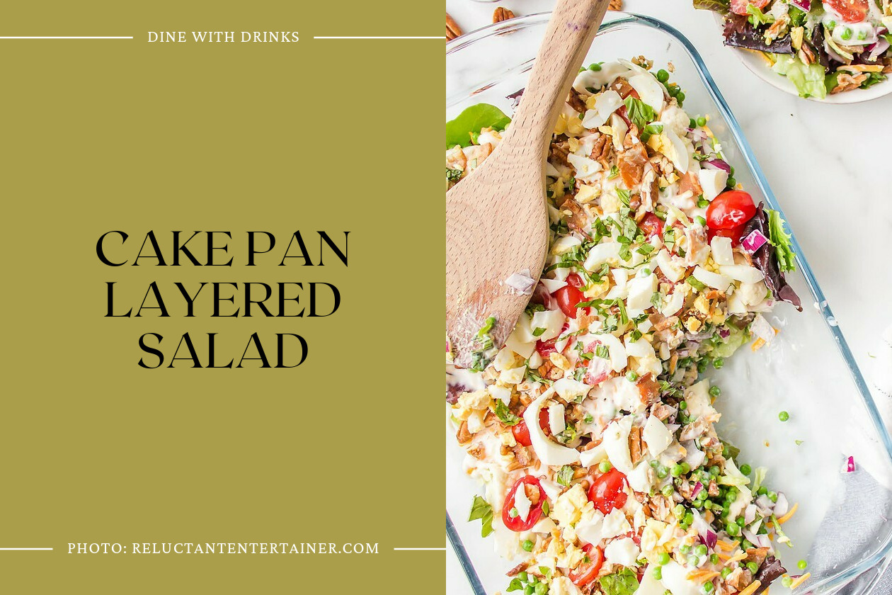 Cake Pan Layered Salad