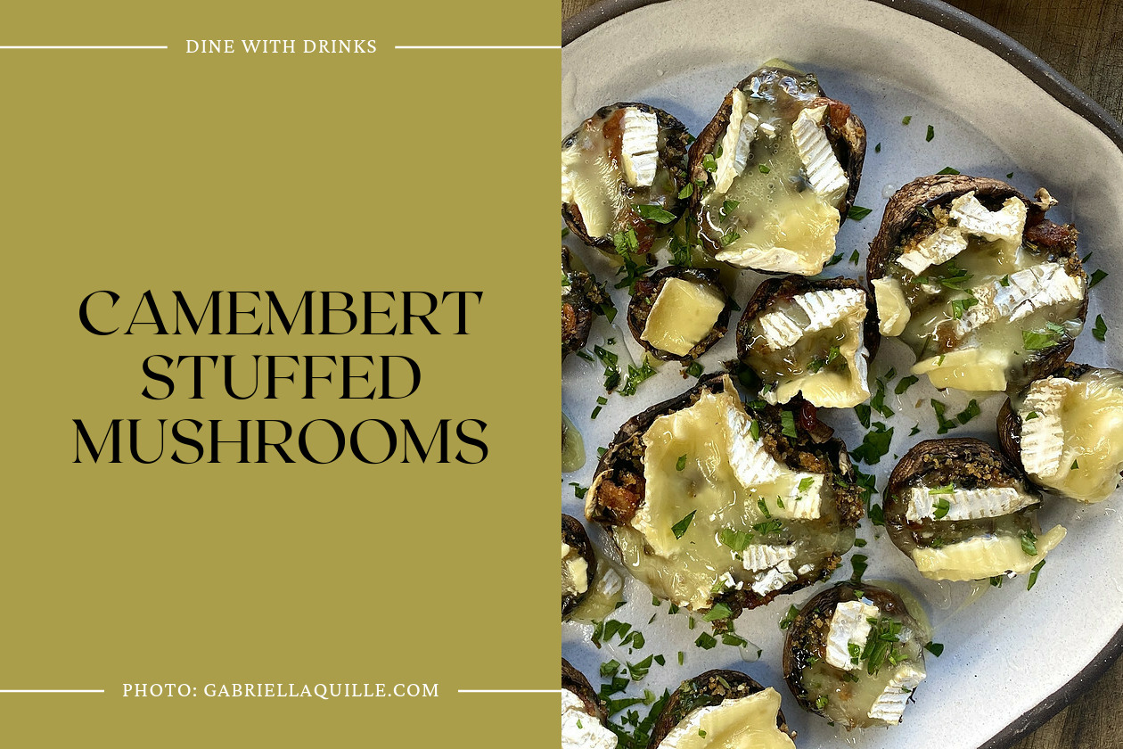 Camembert Stuffed Mushrooms
