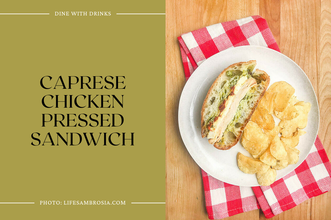 Caprese Chicken Pressed Sandwich