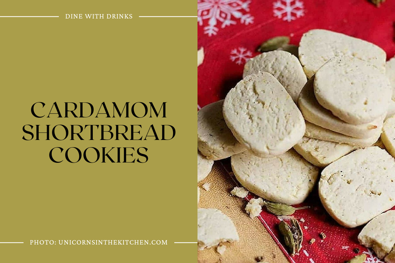 Cardamom Shortbread Cookies