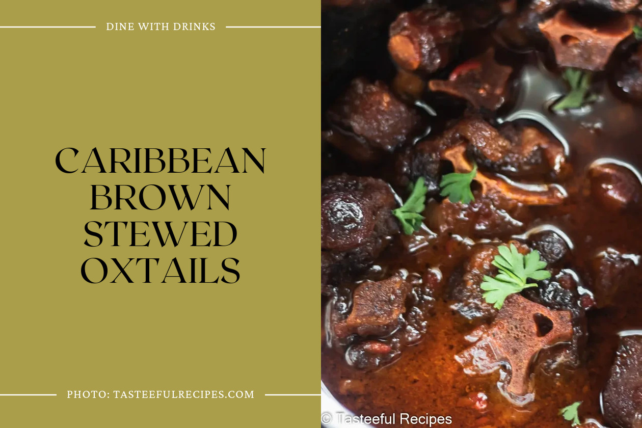 Caribbean Brown Stewed Oxtails