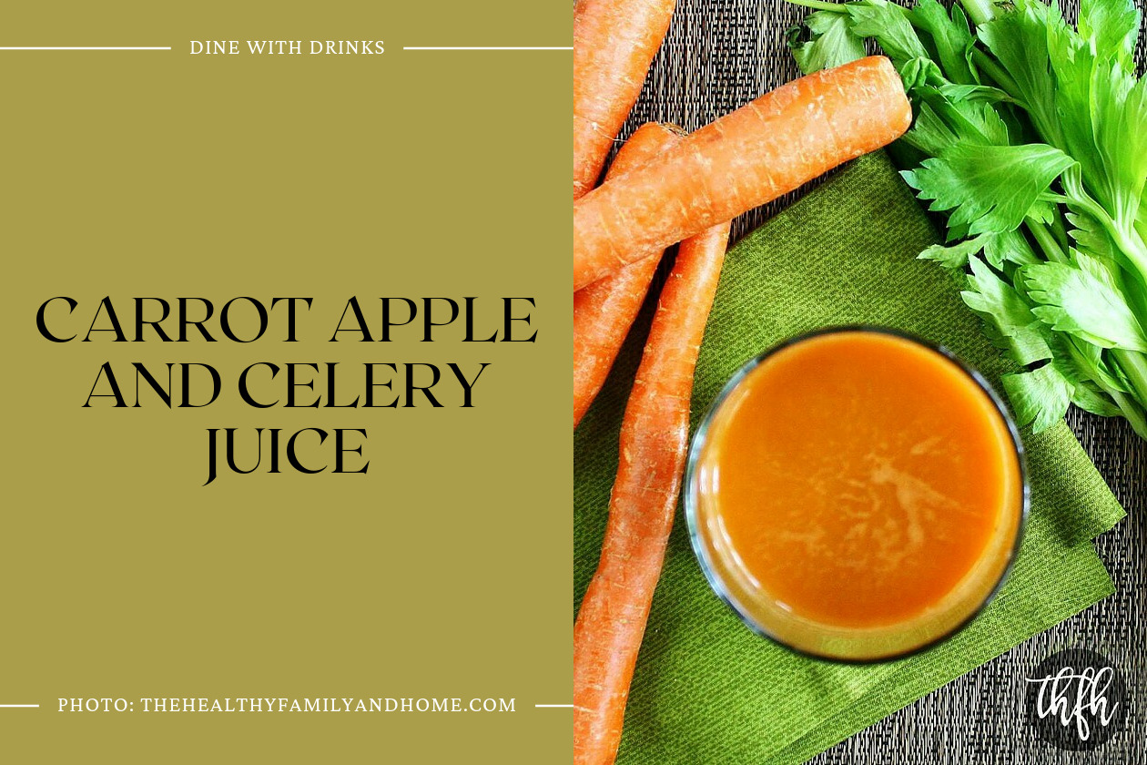 Carrot Apple And Celery Juice