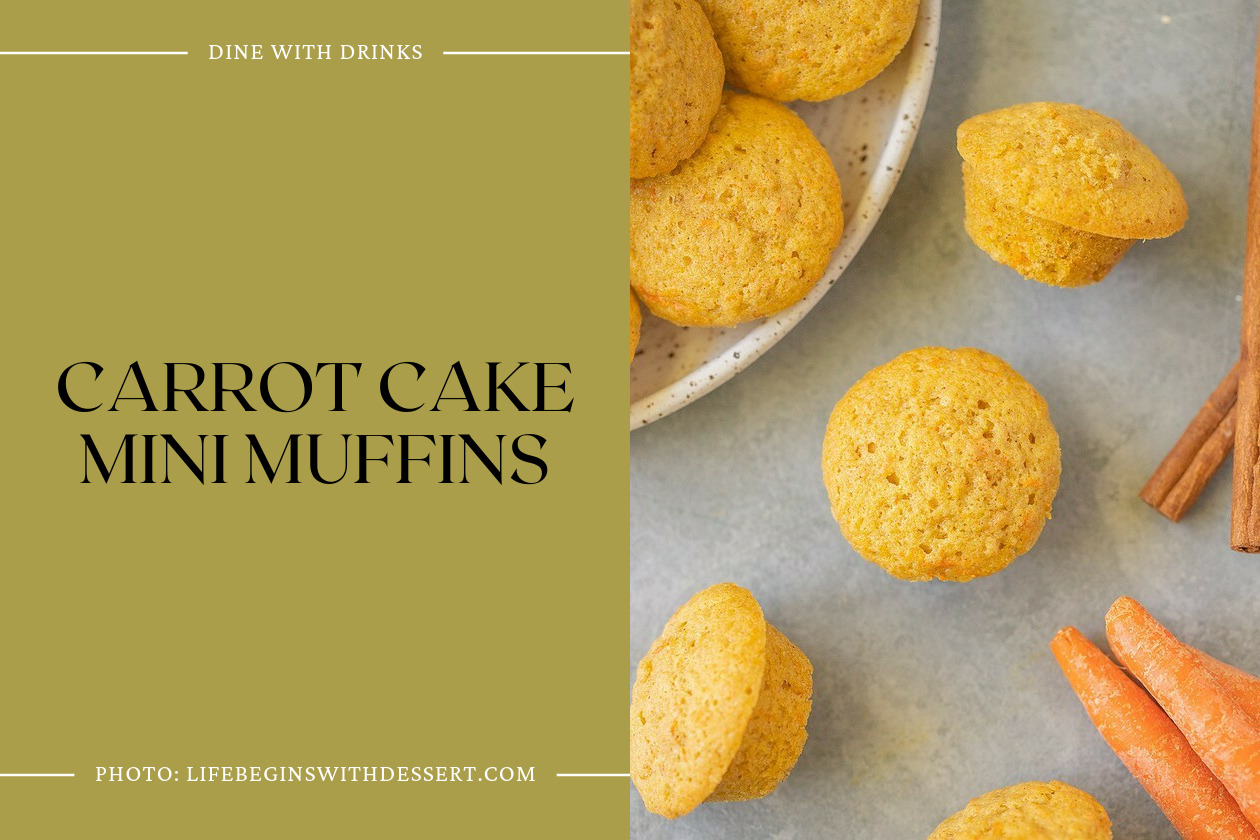 Carrot Cake Mini Muffins