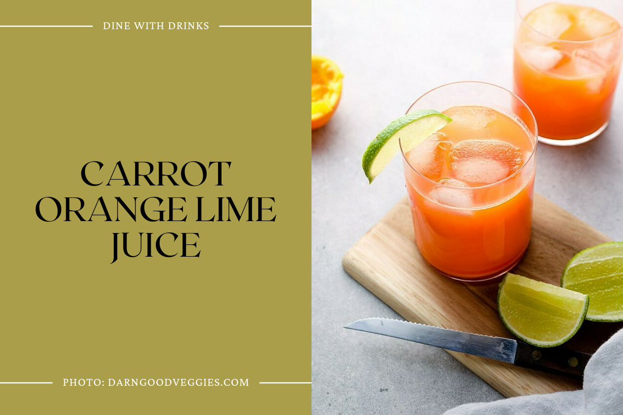 Carrot Orange Lime Juice