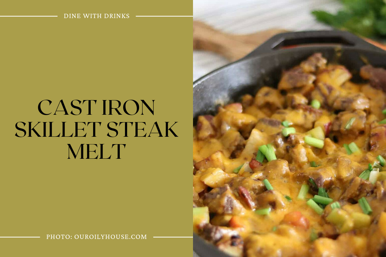 Cast Iron Skillet Steak Melt