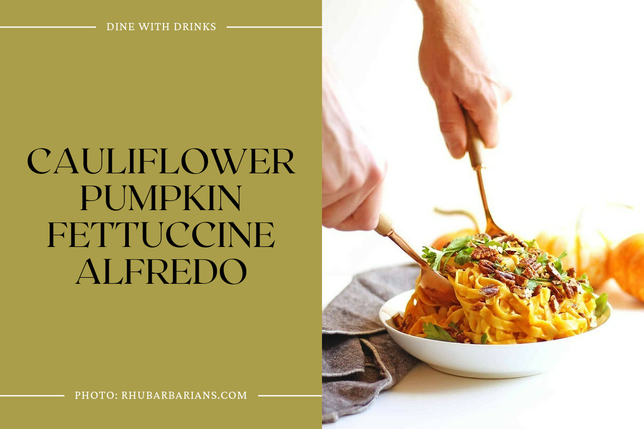 Cauliflower Pumpkin Fettuccine Alfredo