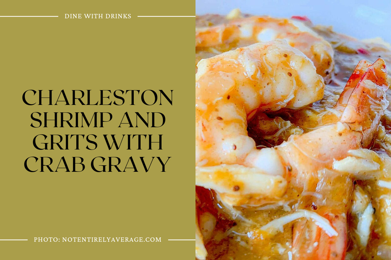 Charleston Shrimp And Grits With Crab Gravy