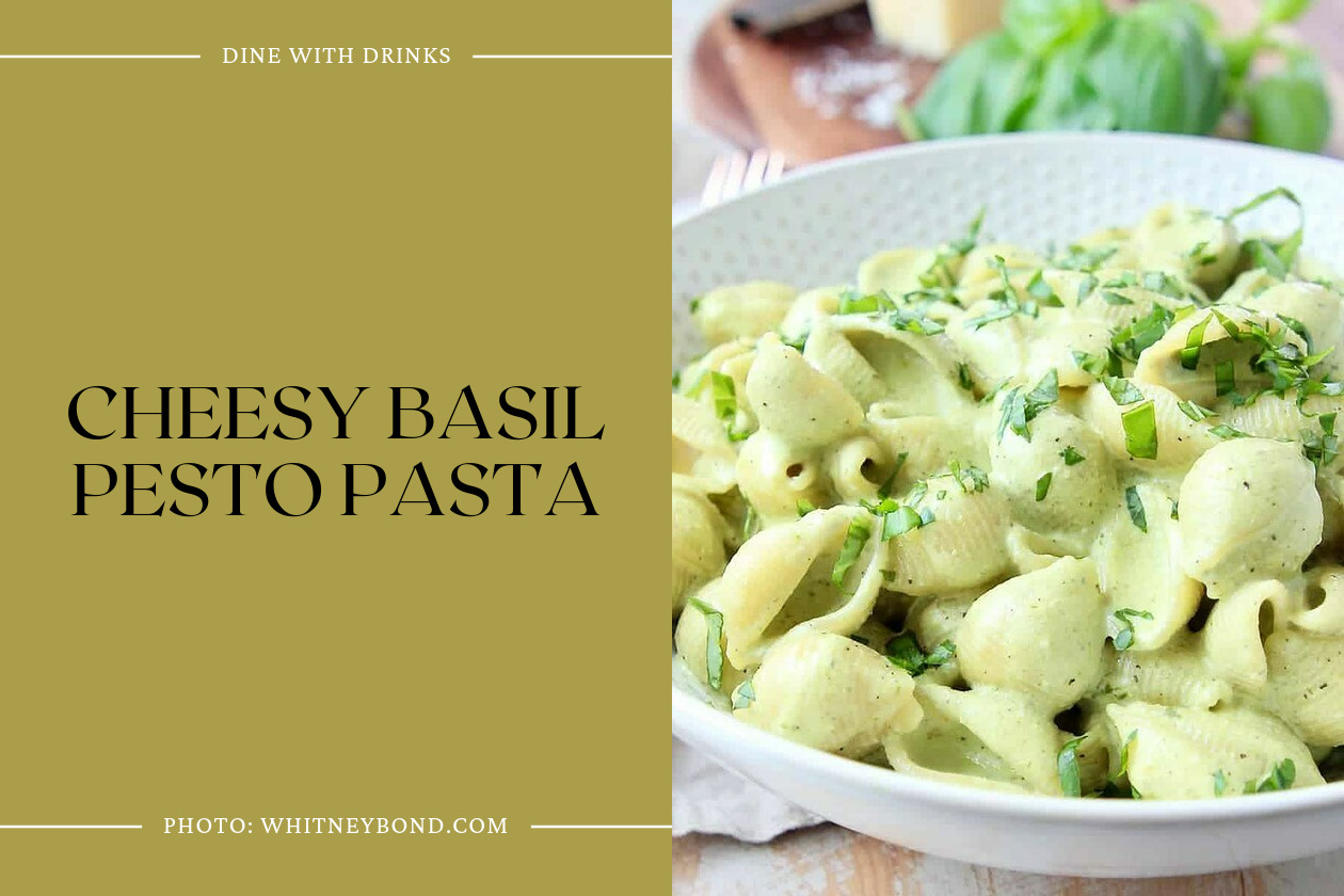 Cheesy Basil Pesto Pasta