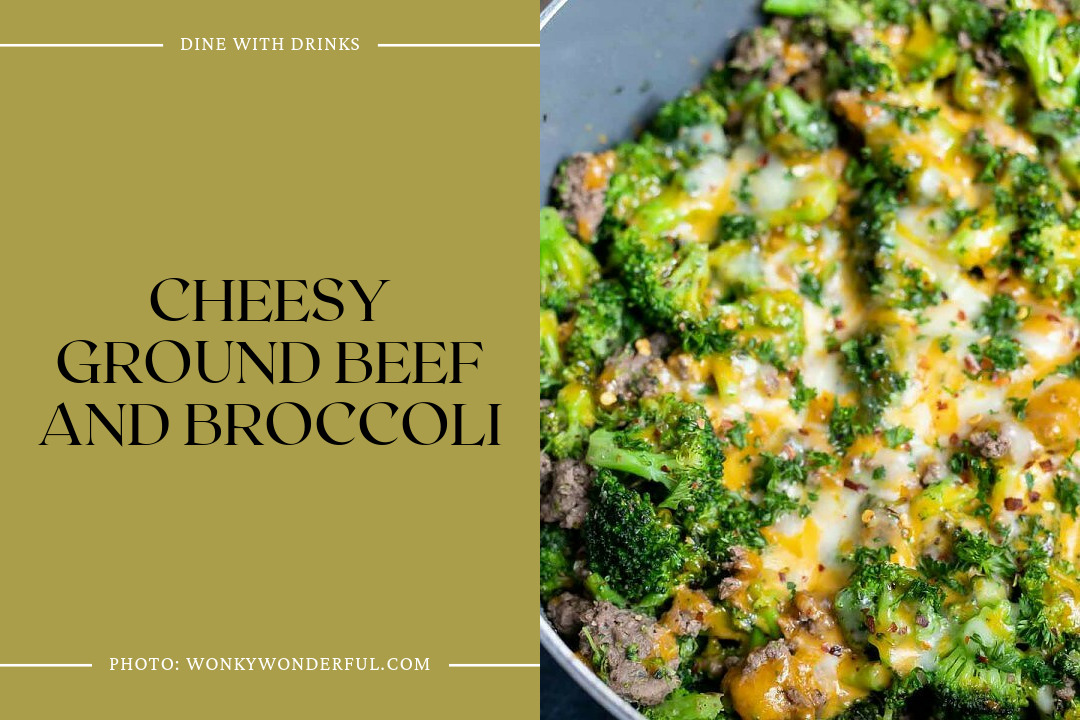 Cheesy Ground Beef And Broccoli