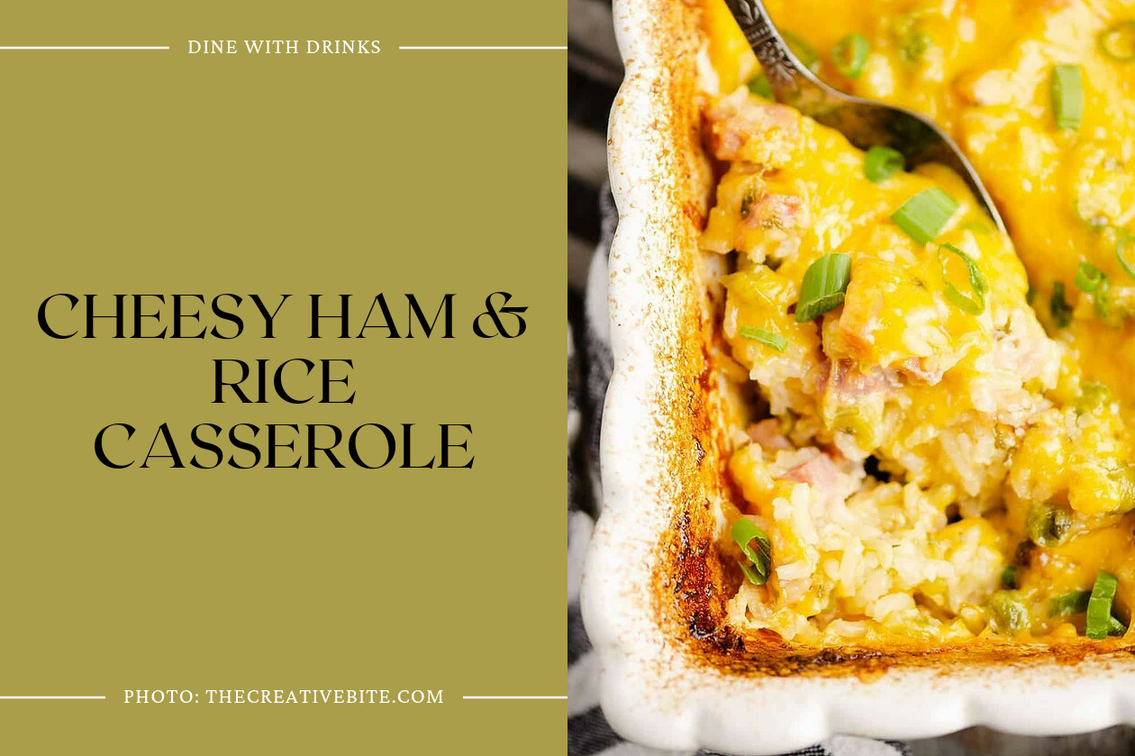 Cheesy Ham & Rice Casserole