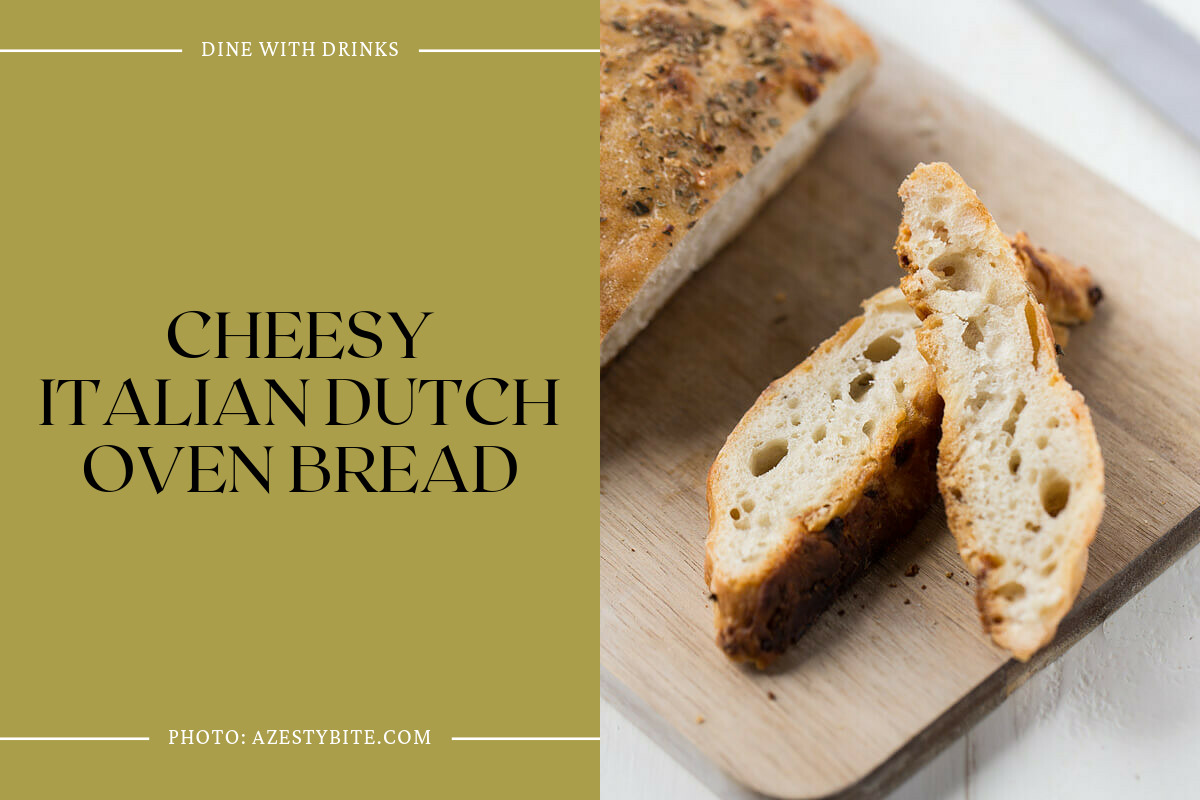 Cheesy Italian Dutch Oven Bread