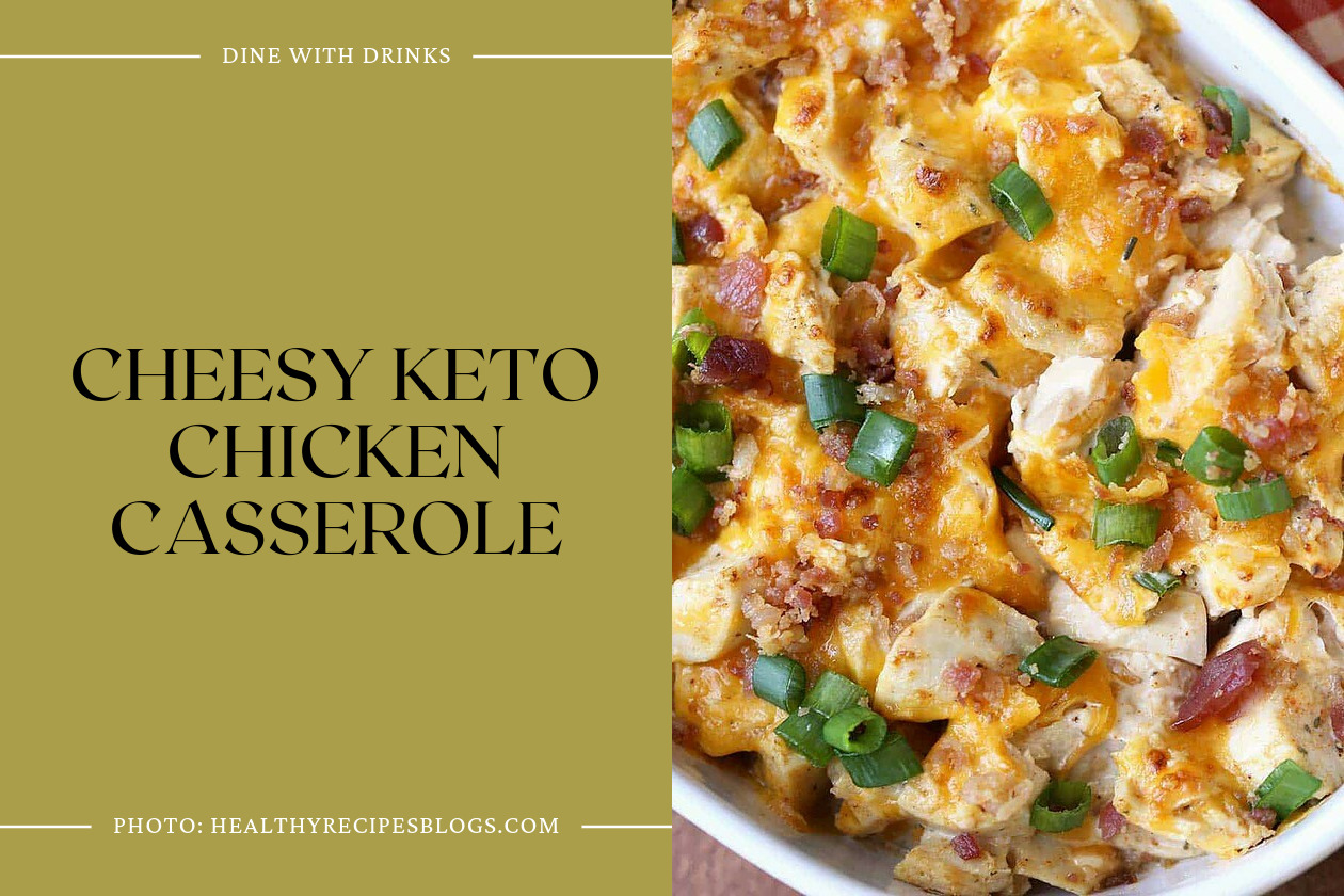 Cheesy Keto Chicken Casserole