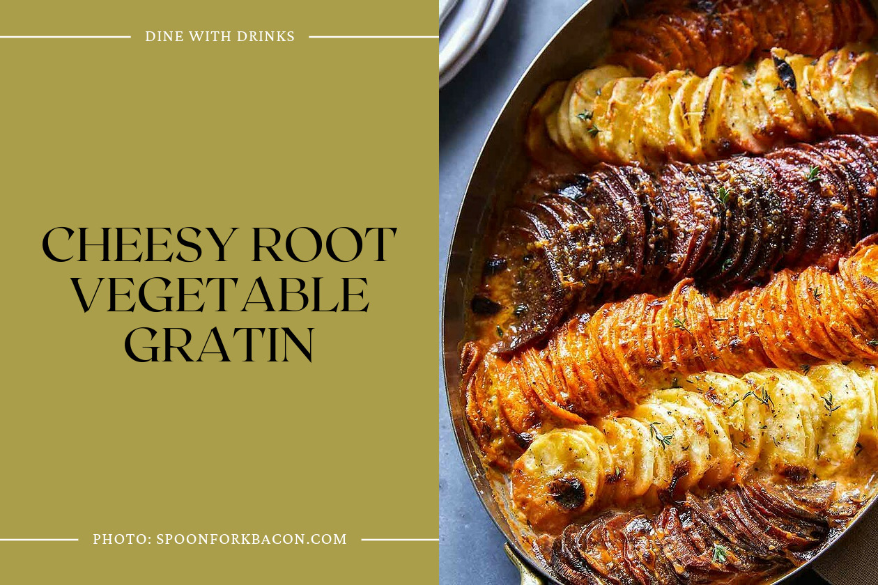 Cheesy Root Vegetable Gratin