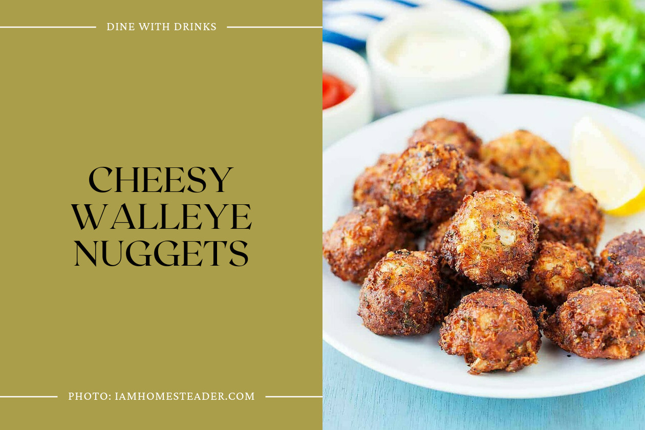 Cheesy Walleye Nuggets