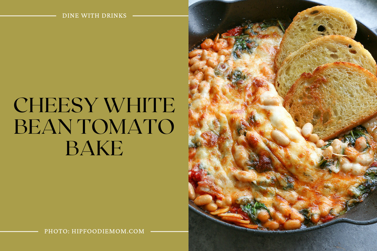 Cheesy White Bean Tomato Bake