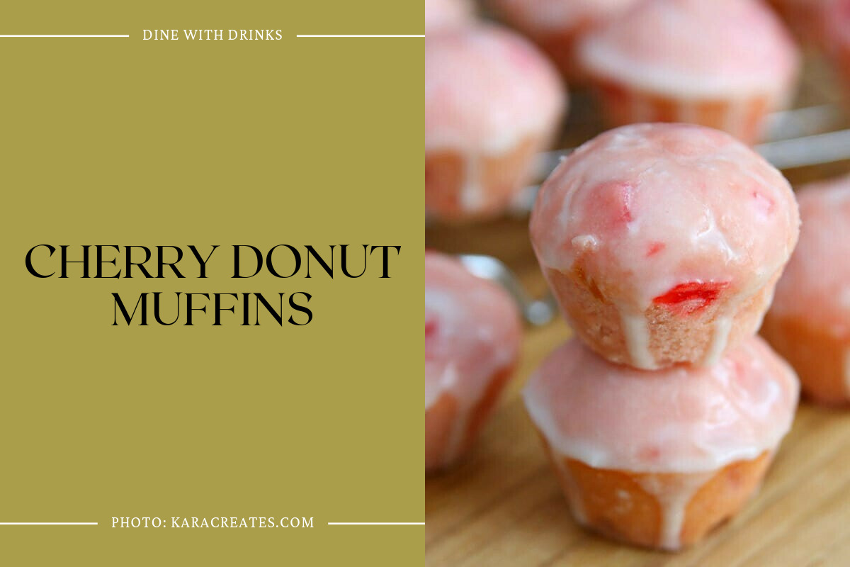 Cherry Donut Muffins
