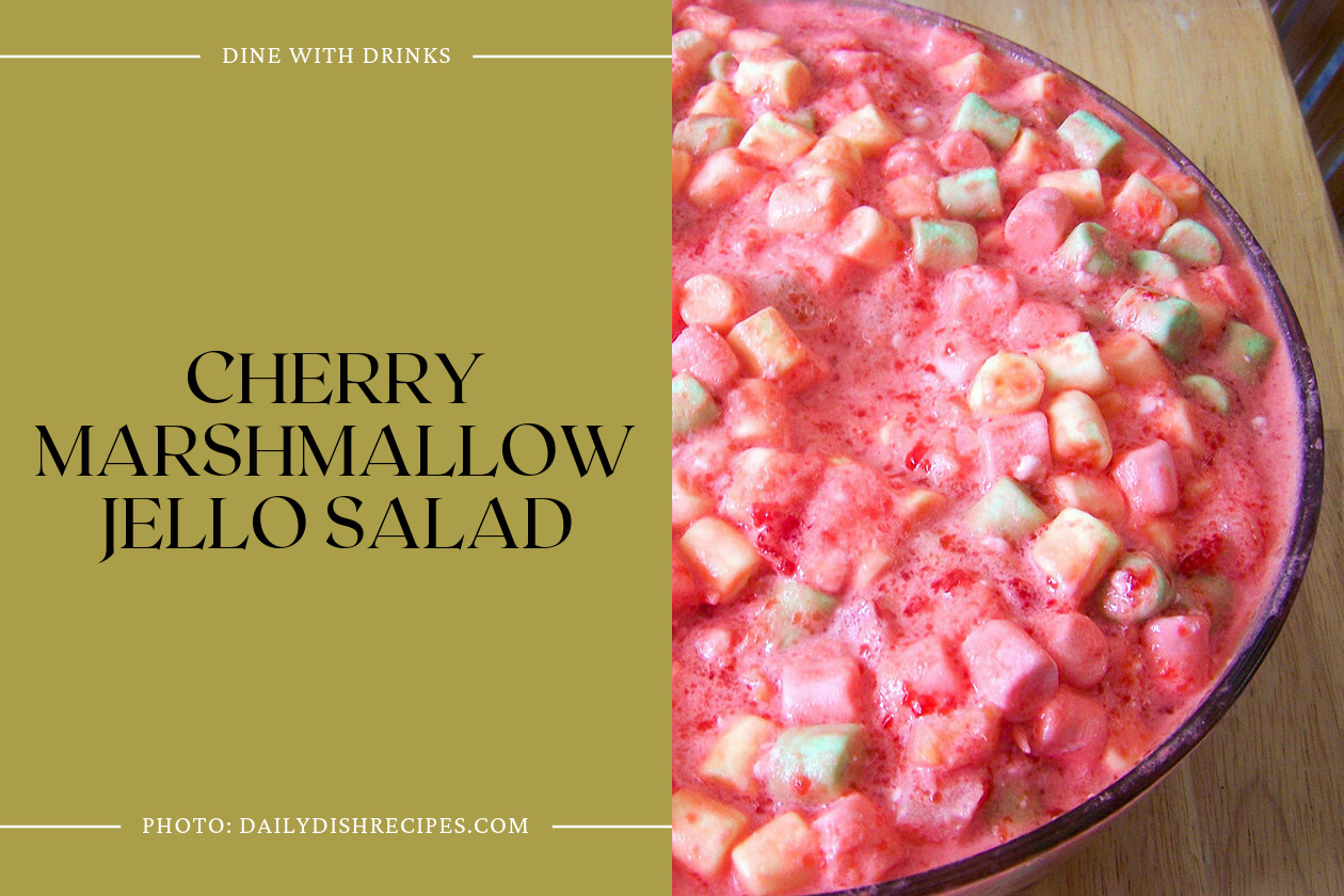 Cherry Marshmallow Jello Salad