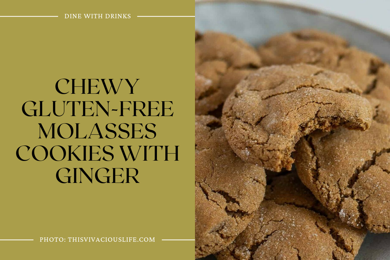 Chewy Gluten-Free Molasses Cookies With Ginger