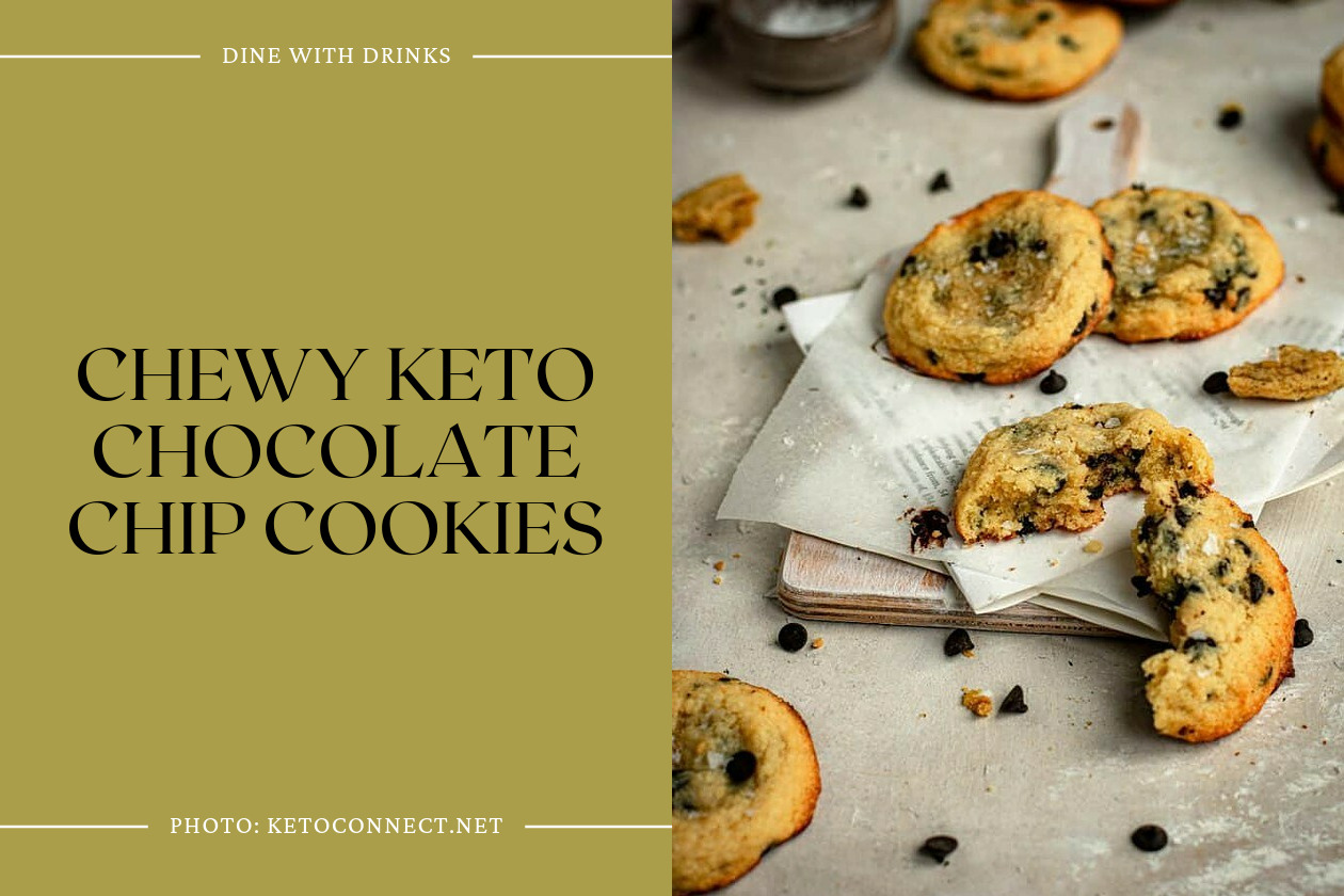 Chewy Keto Chocolate Chip Cookies