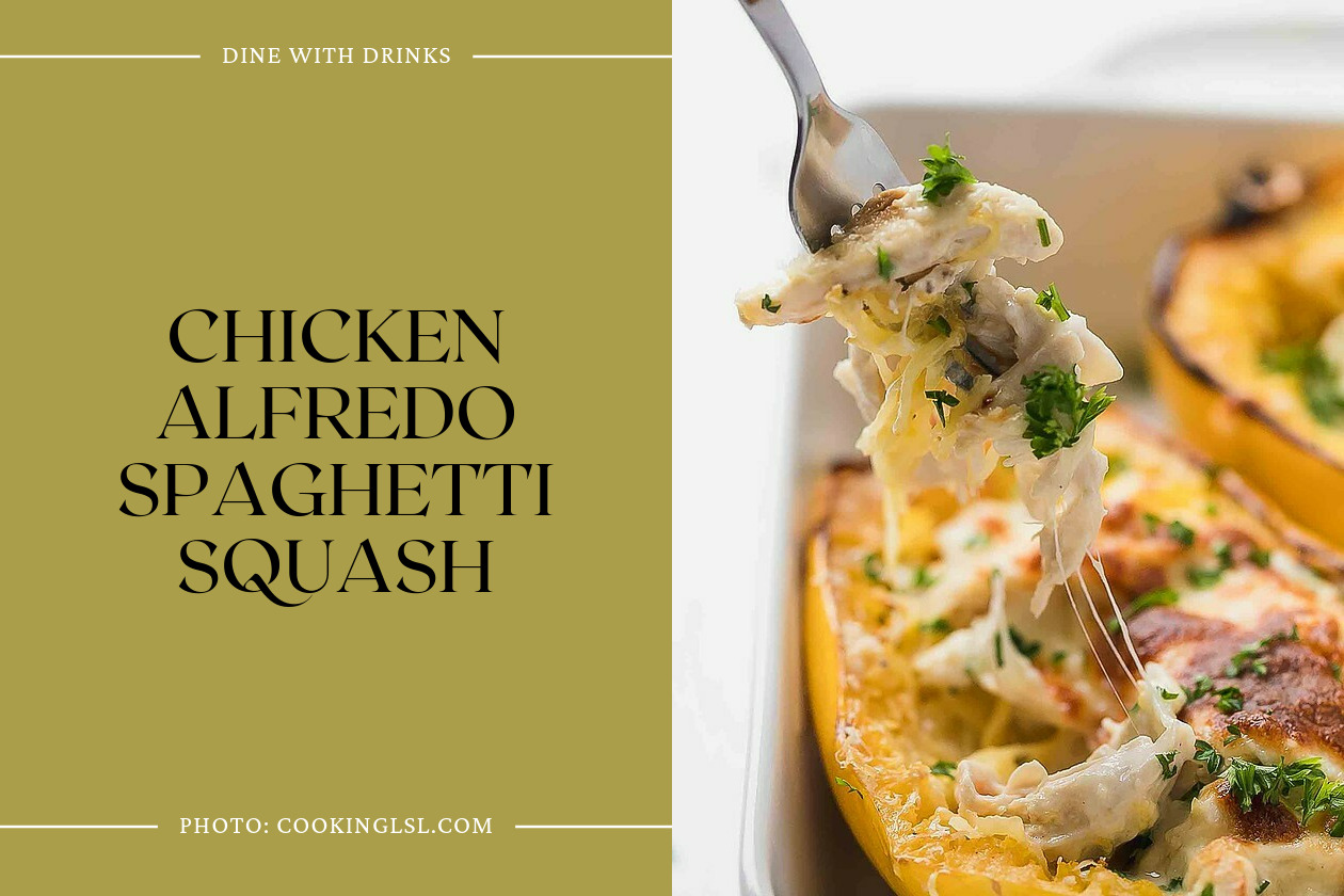 Chicken Alfredo Spaghetti Squash