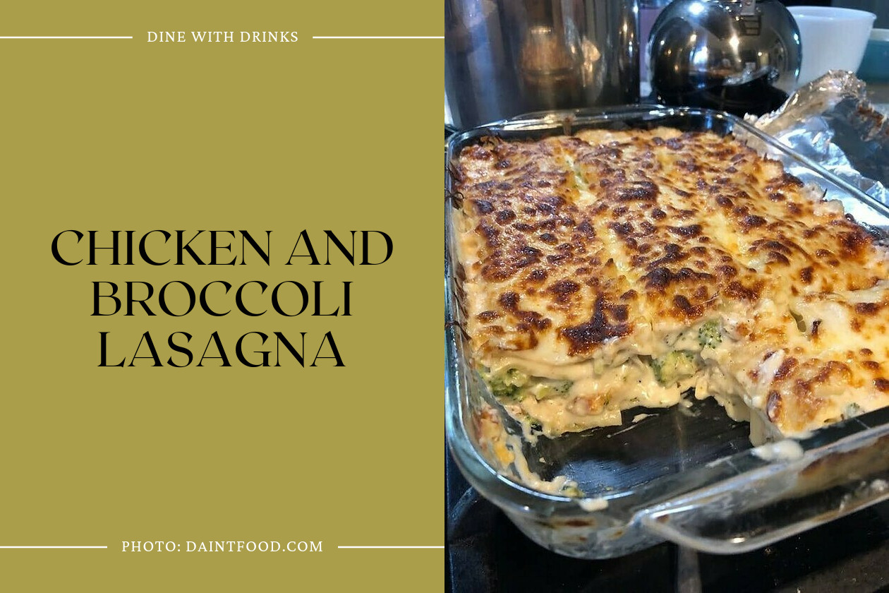 Chicken And Broccoli Lasagna
