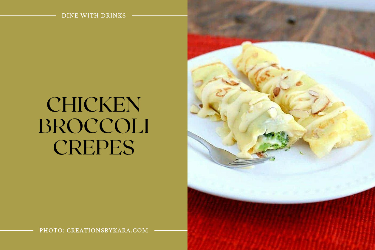 Chicken Broccoli Crepes