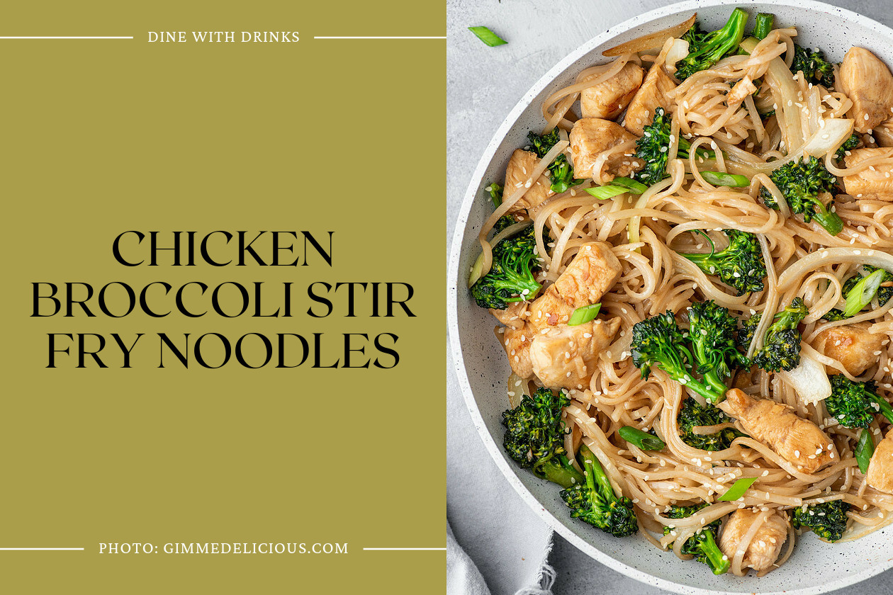 Chicken Broccoli Stir Fry Noodles
