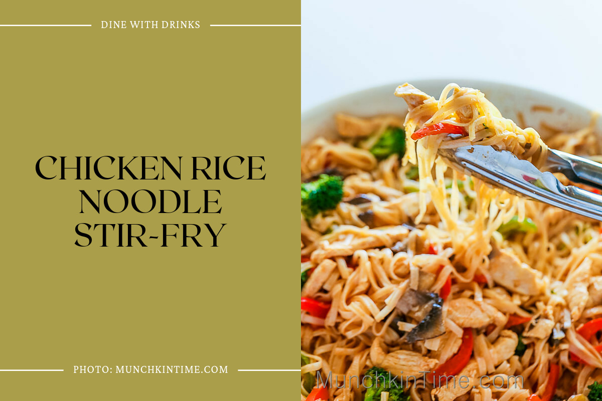Chicken Rice Noodle Stir-Fry
