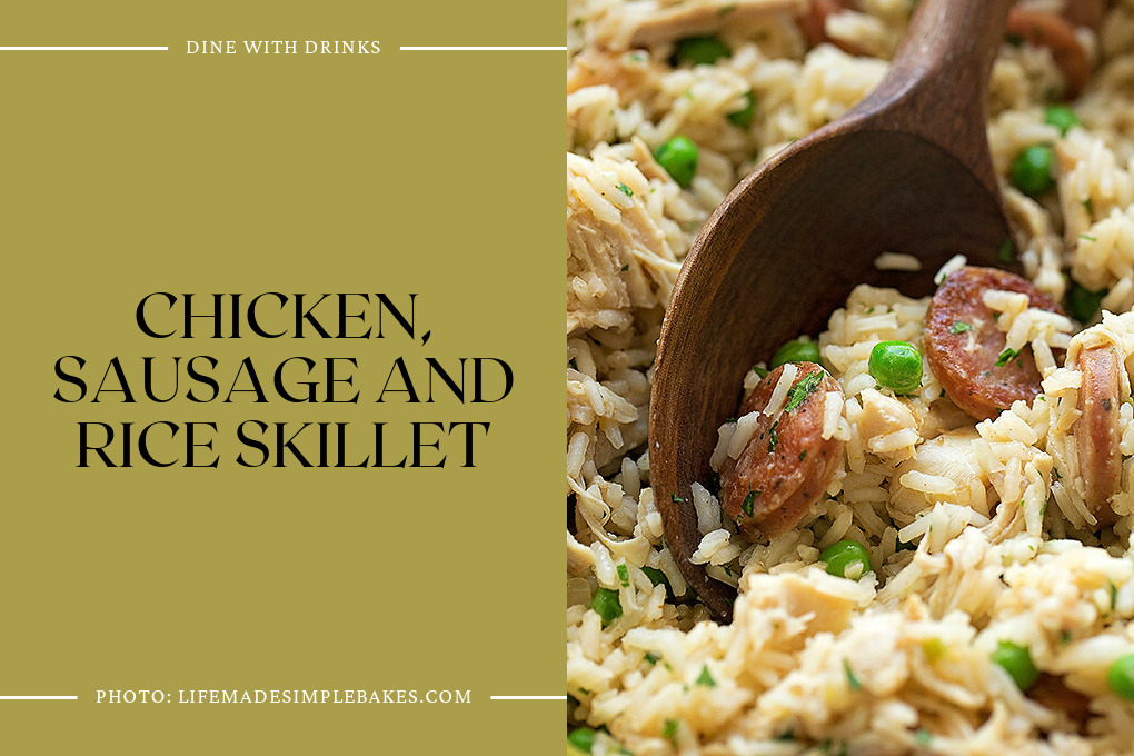 Chicken, Sausage And Rice Skillet