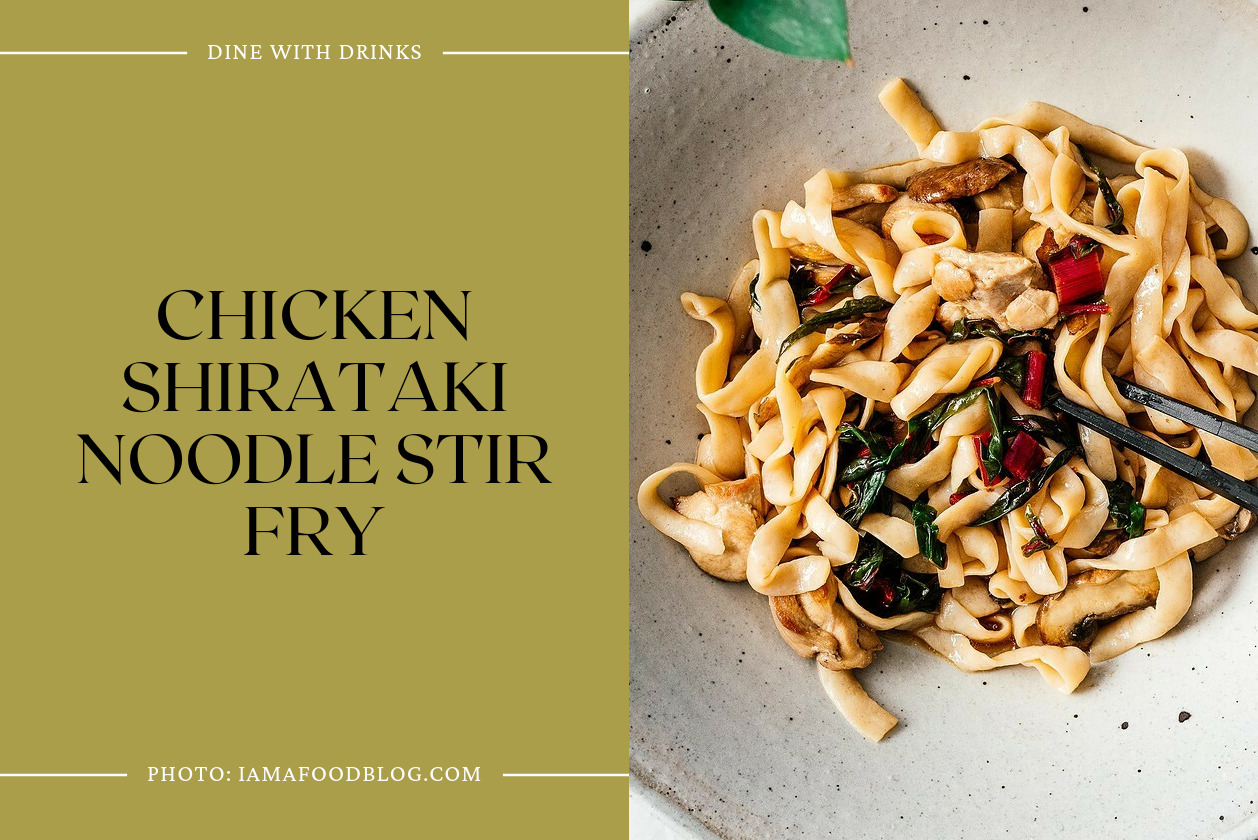 Chicken Shirataki Noodle Stir Fry