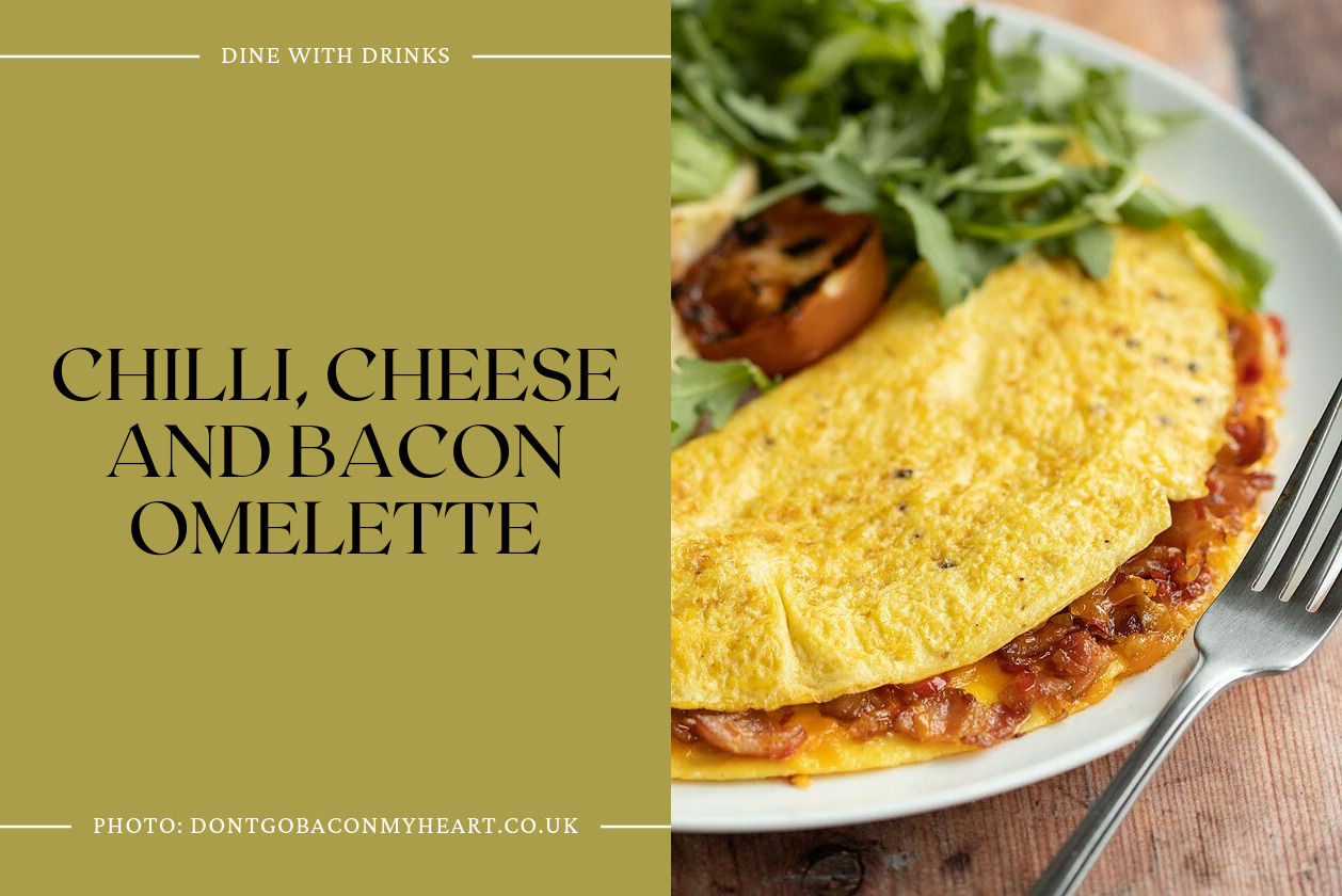 Chilli, Cheese And Bacon Omelette