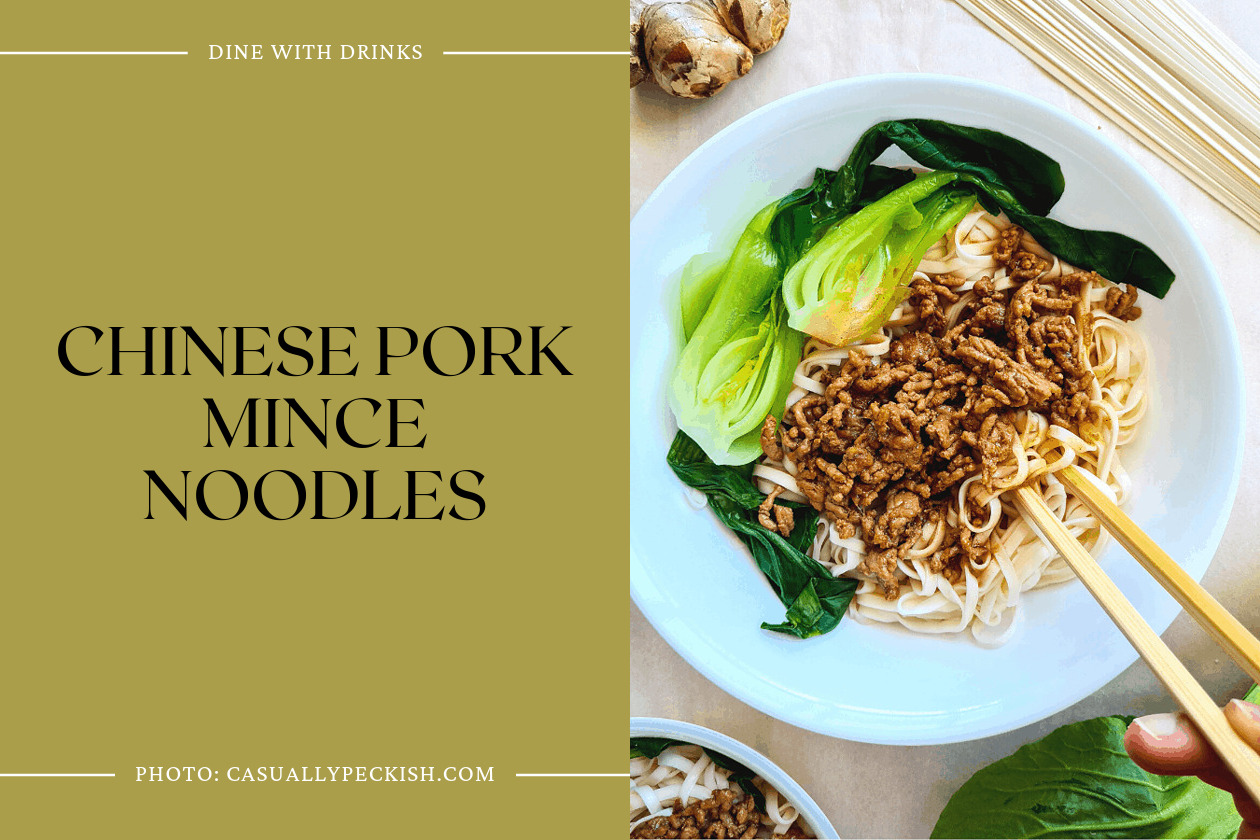 Chinese Pork Mince Noodles