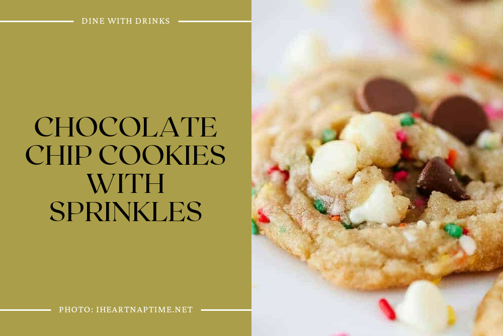 Chocolate Chip Cookies With Sprinkles