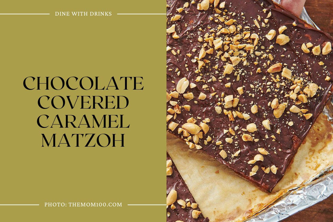 Chocolate Covered Caramel Matzoh