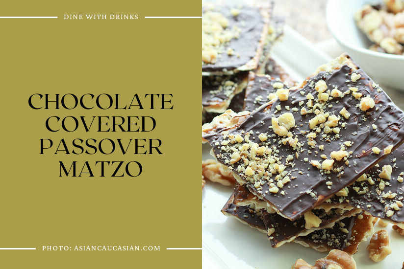 Chocolate Covered Passover Matzo